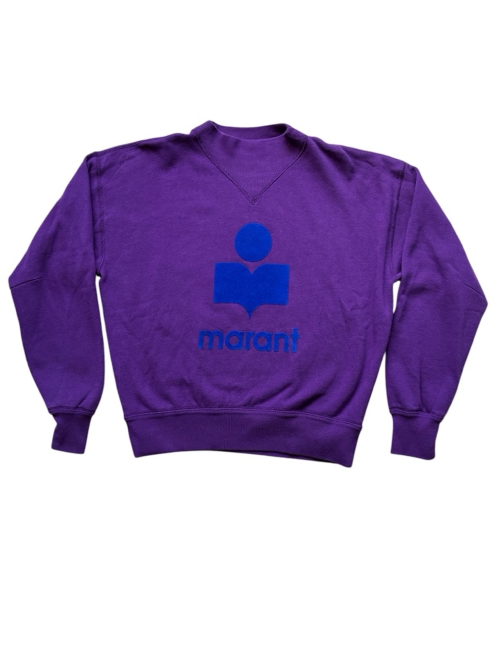 Isabel Marant Étoile Women's Mobyli Purple Logo Sweatshirt Size EU 38 / M